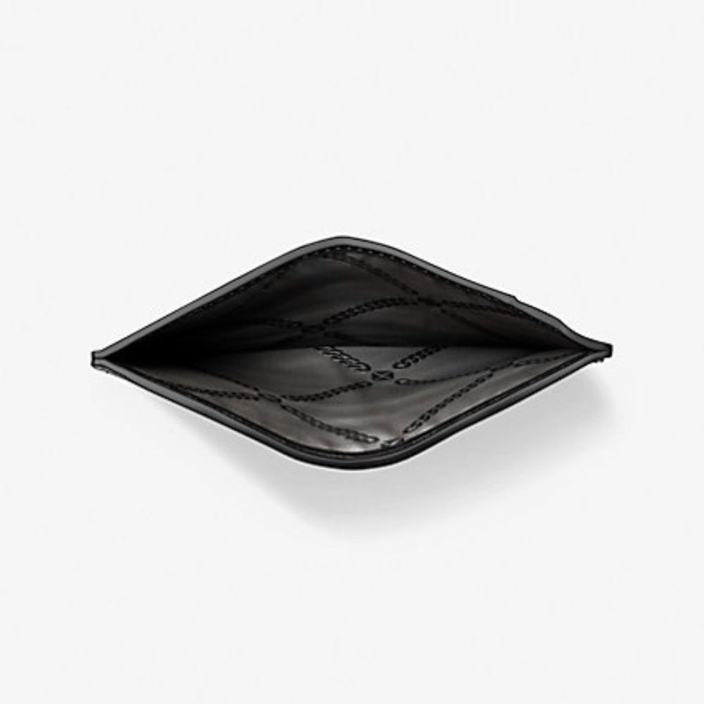 Michael Kors Monogram Black and White Card Holder - Picture 3 of 4